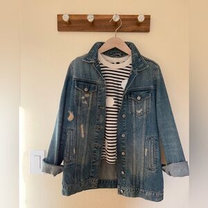 Zara Women’s Classic Blue Denim Jacket | Casual Layering Staple